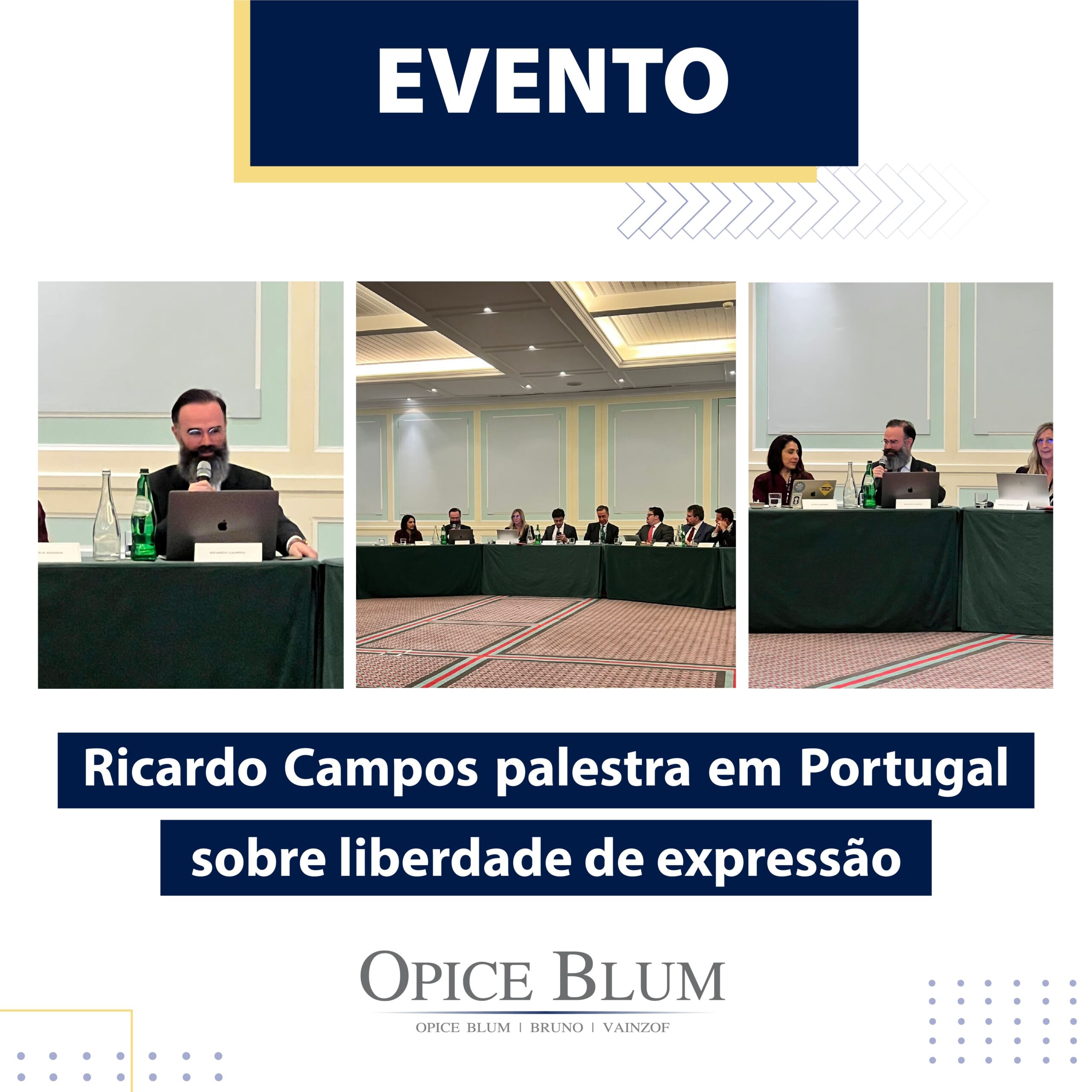 Ricardo Campos palestra em Portugal sobre liberdade de expressão